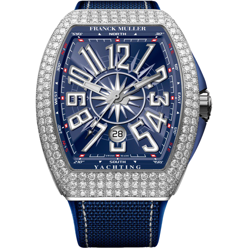 super clone FRANCK MULLER watch VANGUARD V45 YACHTING V 45 SC DT YACHT D (BL) WGNY